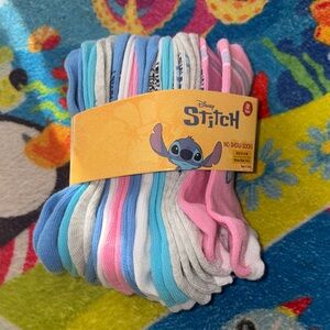 Disney Stitch Kids Socks - Blue, Pink, Gray, White